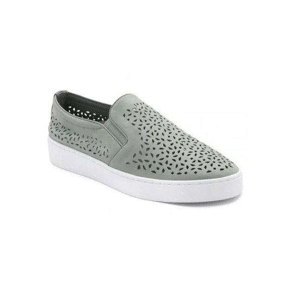 Vionic Splendid Midi Perforated Nubuck Slip On Shoes Mint Green Size 8.5 Comfort - Picture 1 of 10